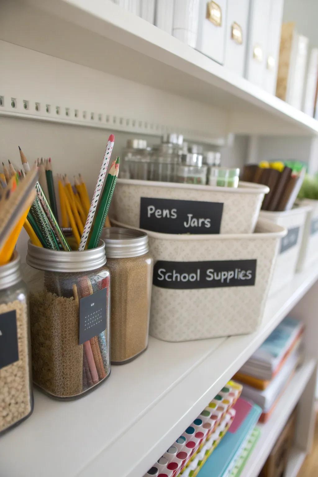 Labels contribute lucidity and attraction to your organizing strategy.