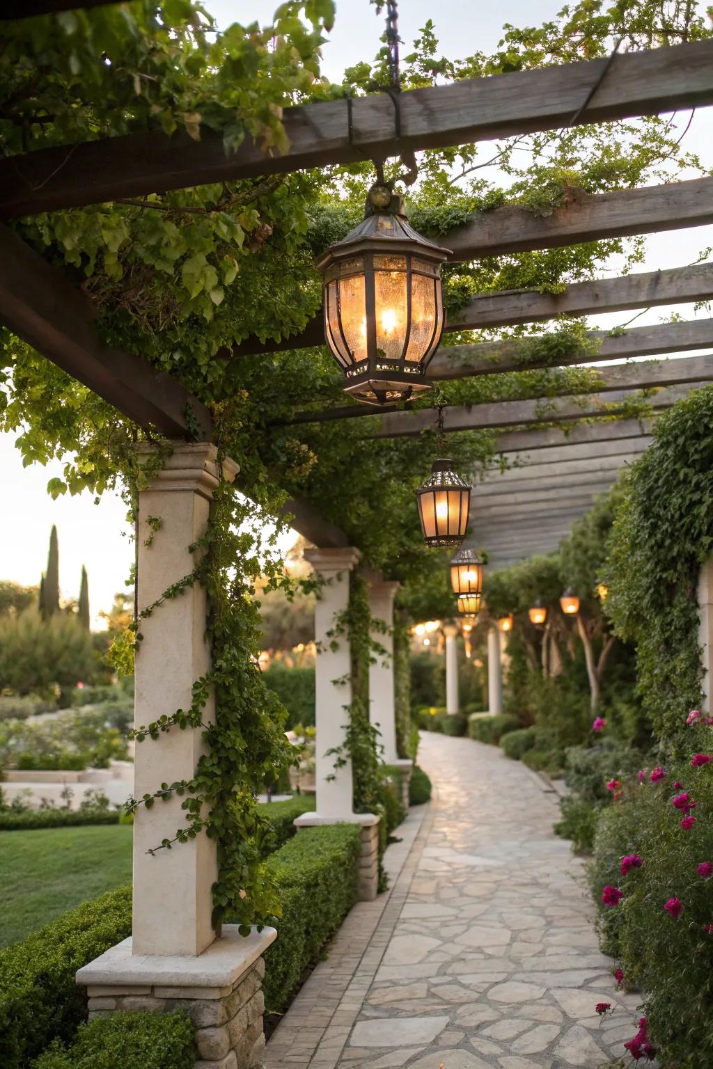 Lanterns give your outdoor retreat a sense of elegance.