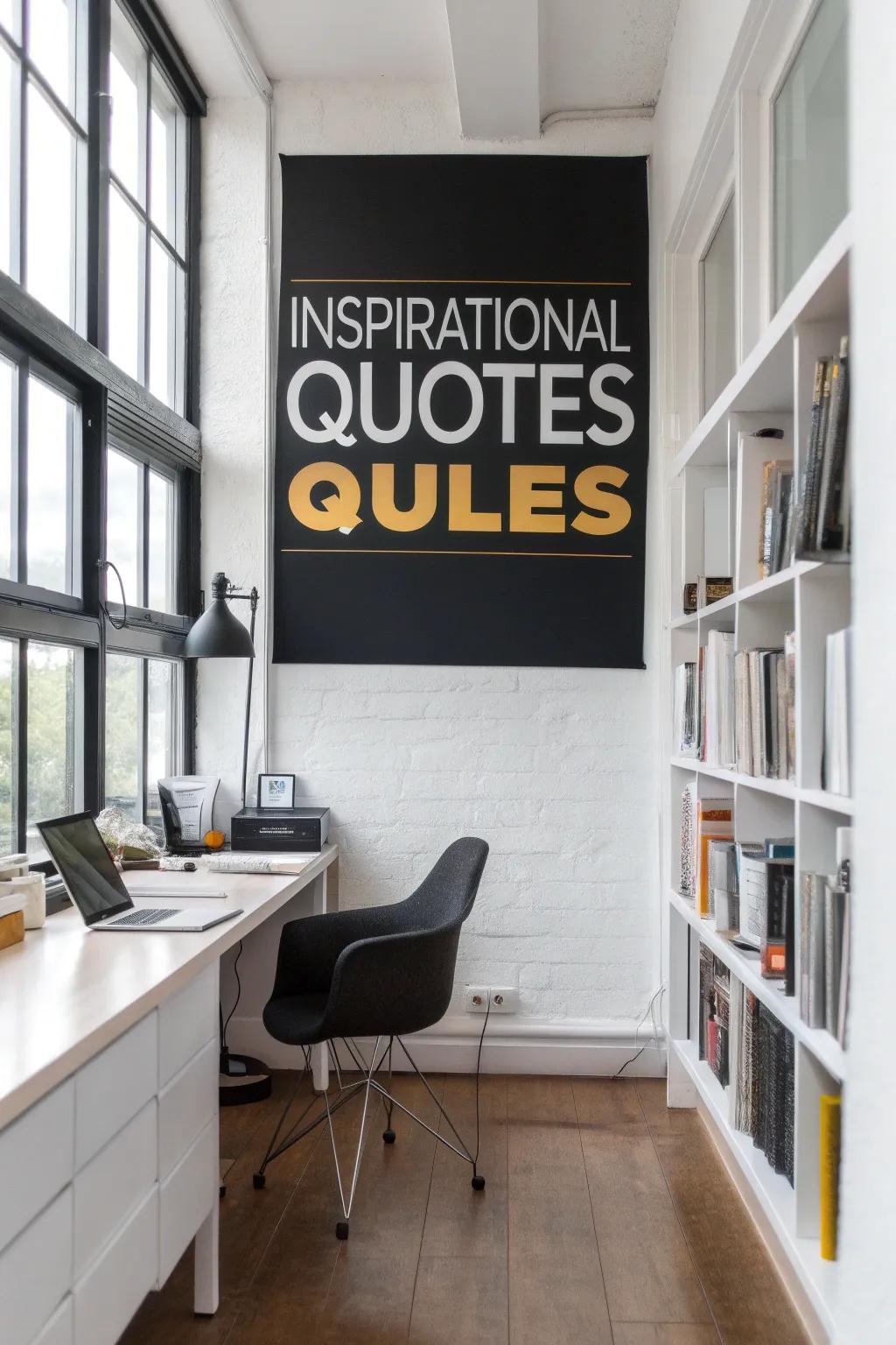 Typography that encourages and inspires daily.