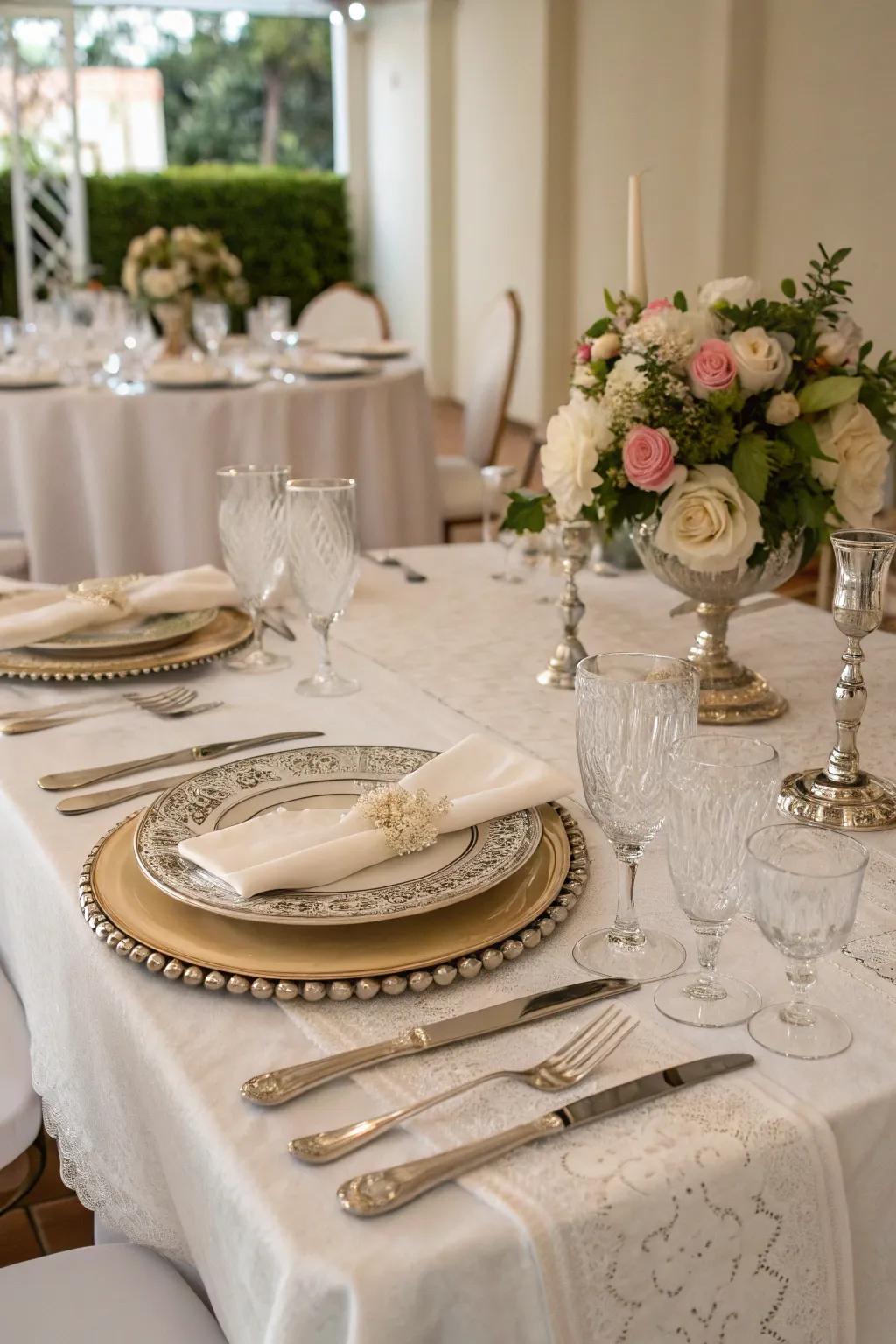 Elegant tablescapes add sophistication and flair to your event.