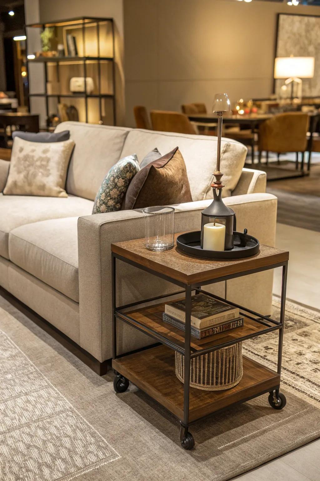 Shifting things around a little can give your space a completely different feel.
