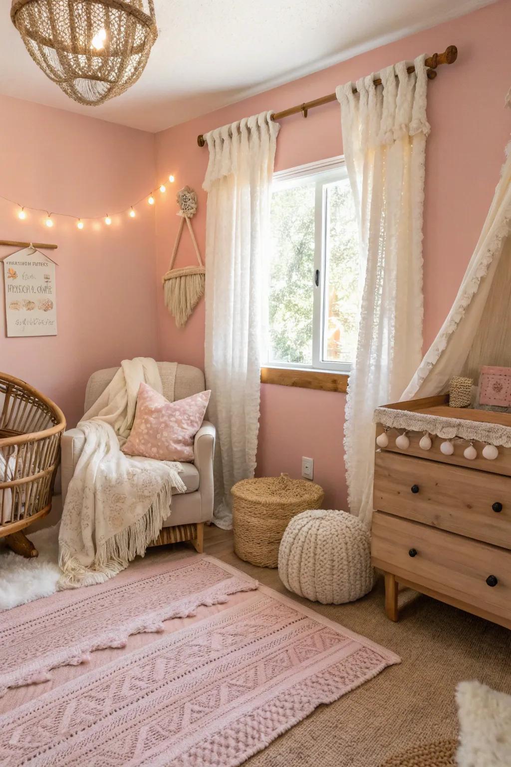 Soft shades craft a serene and peaceful setting.