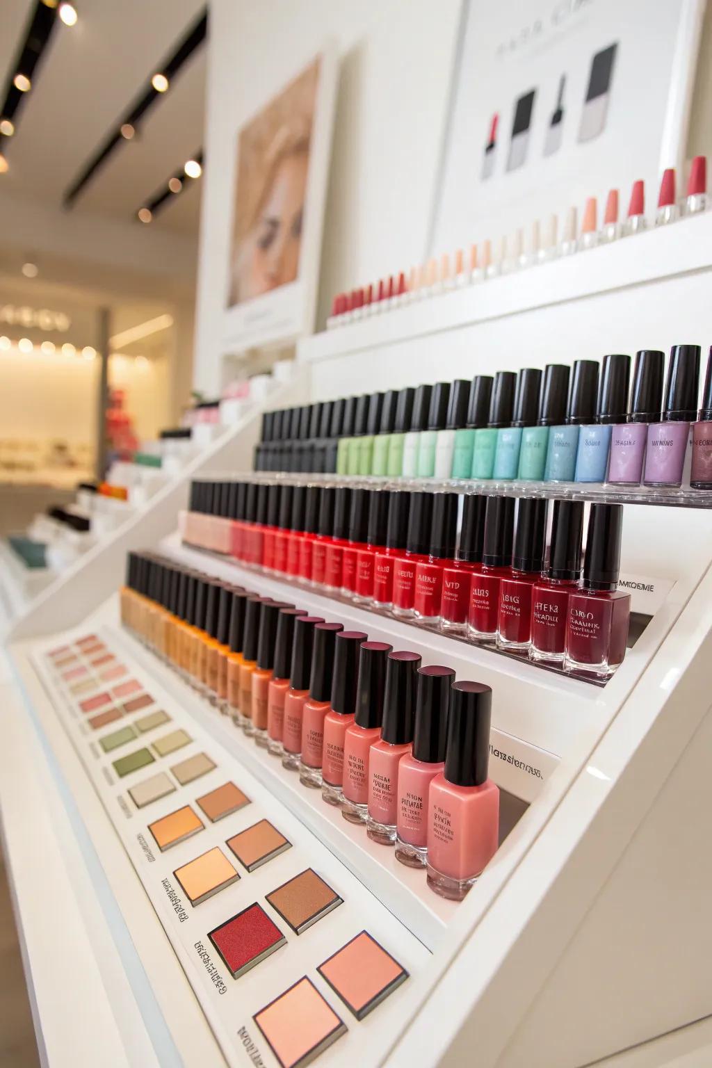 Establish balance with color coordination.