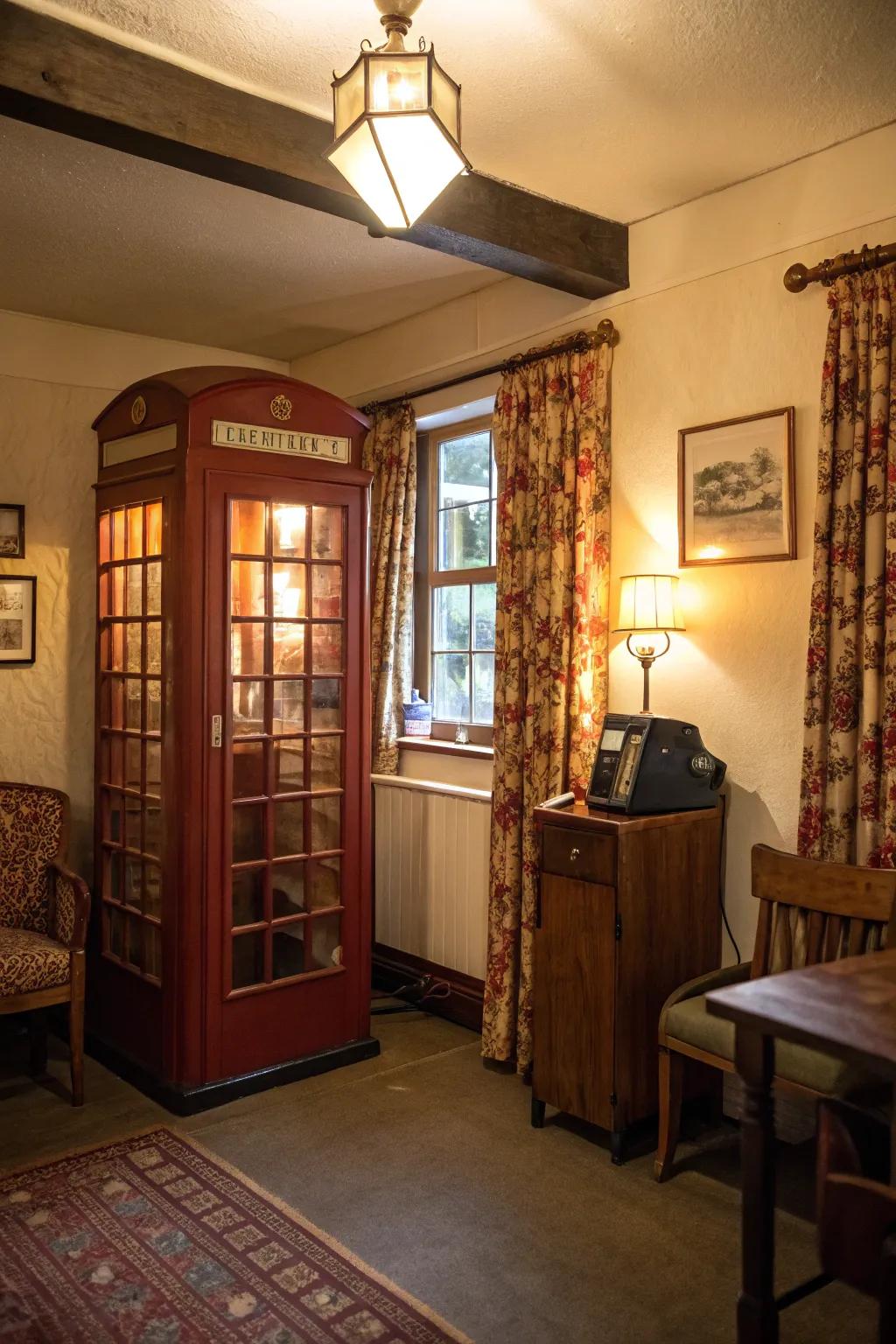 Step back in history with a vintage-inspired selfie area.