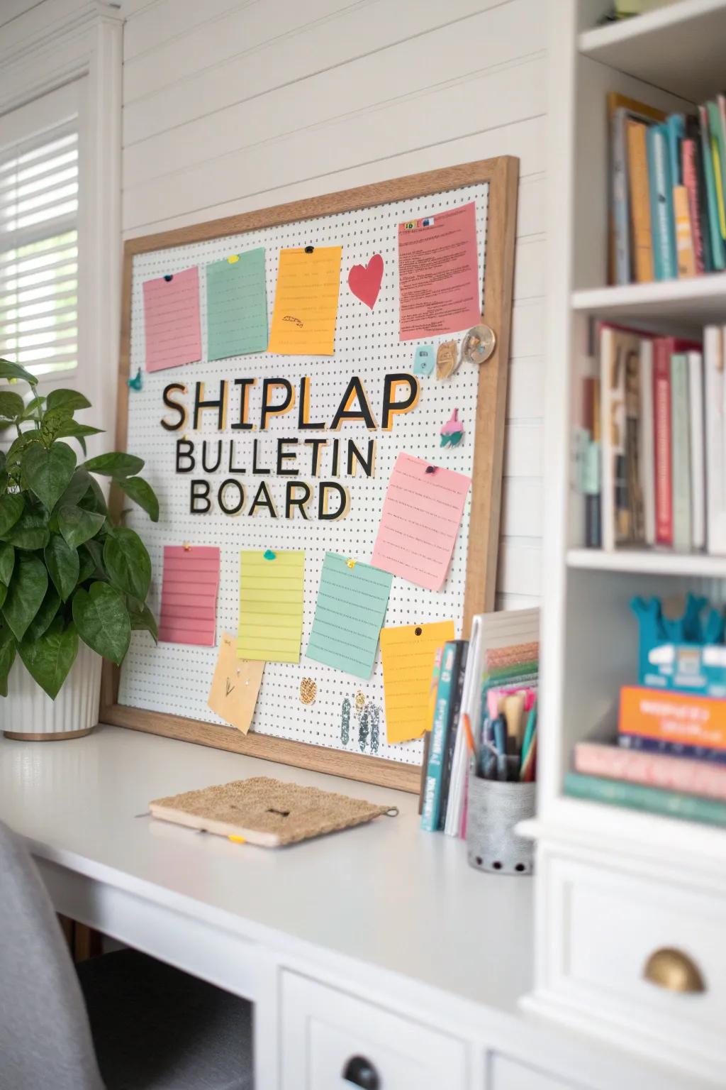 Begin your day inspired by this motivational message board.