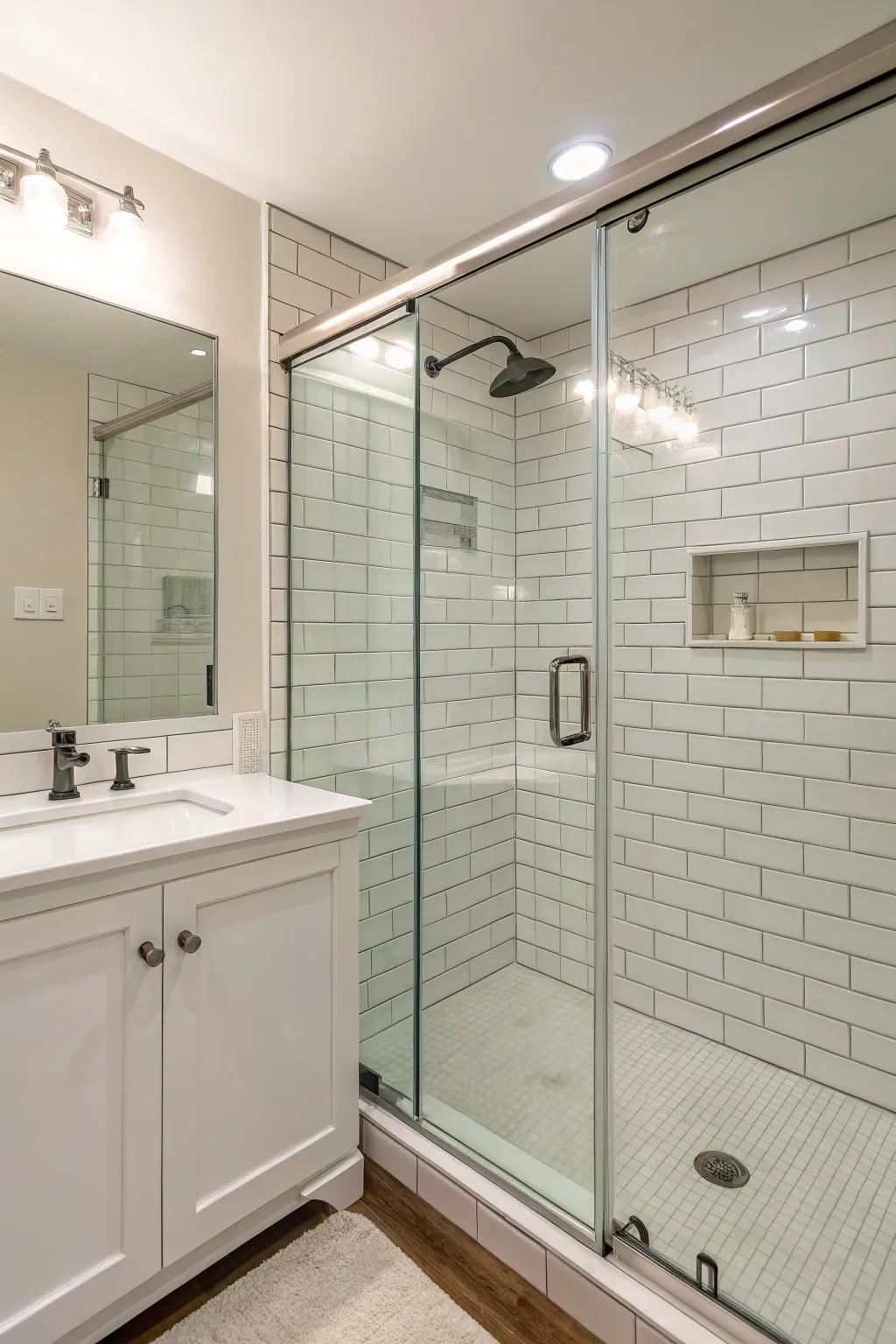 Elegant simplicity: the allure of frameless glass.