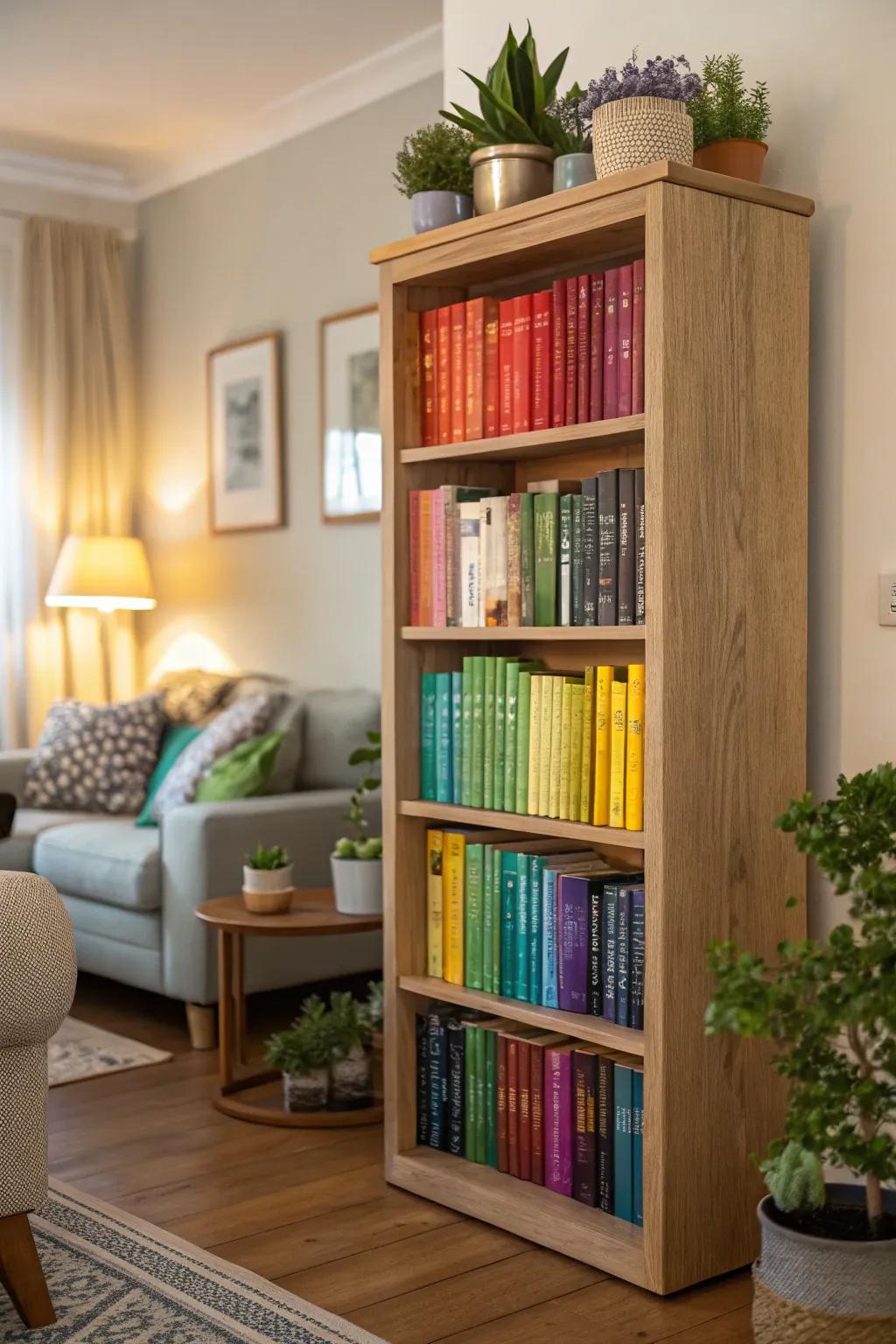 Corner-fitted bookcases exploit every available measurement.