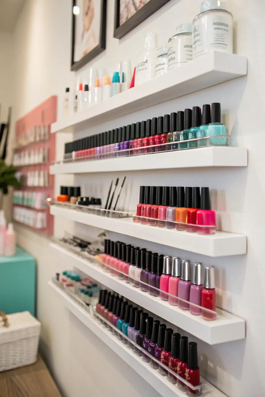Effective storage that also enhances decor.