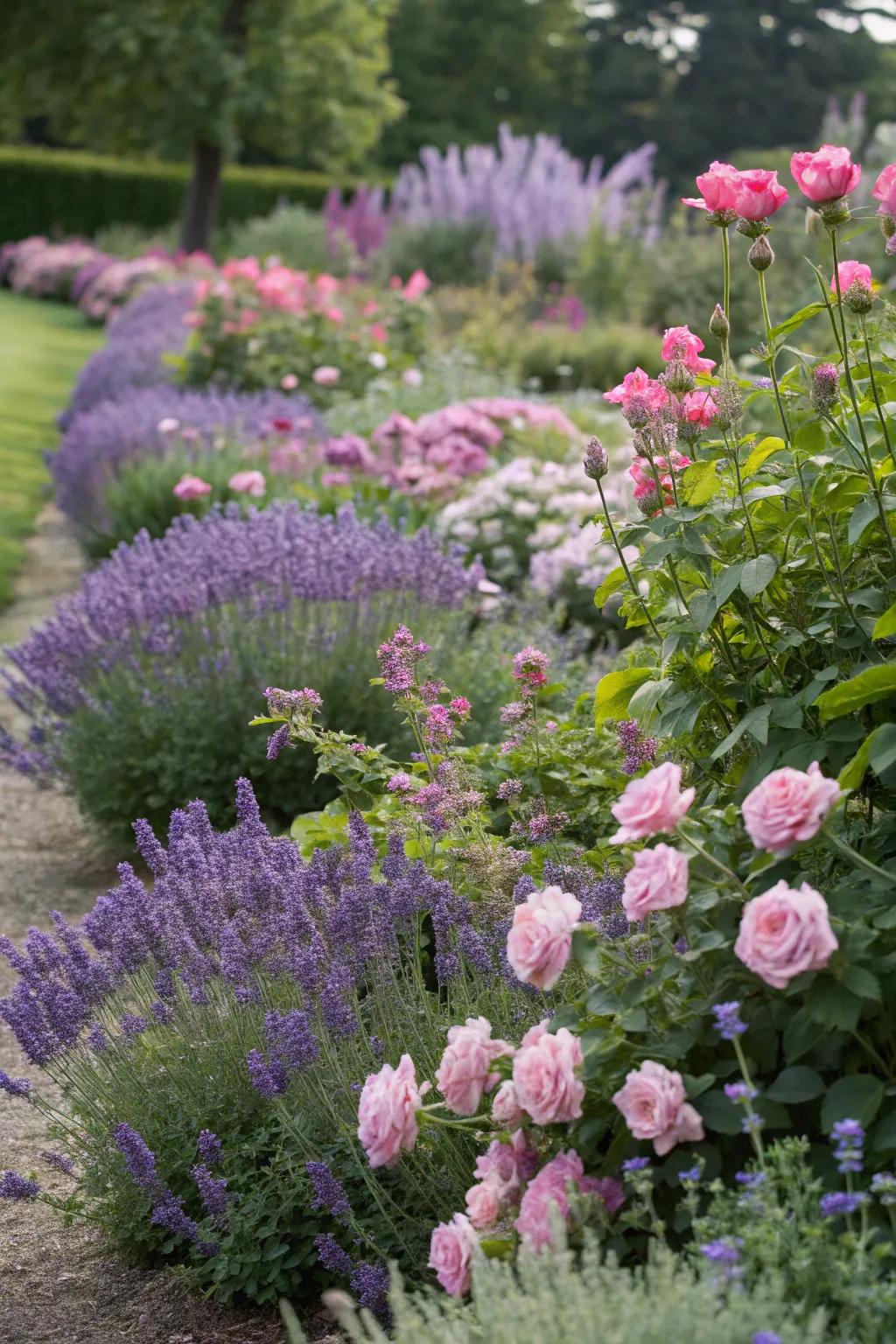 Varied planting schemes deliver an explosion of vibrancy and texture.