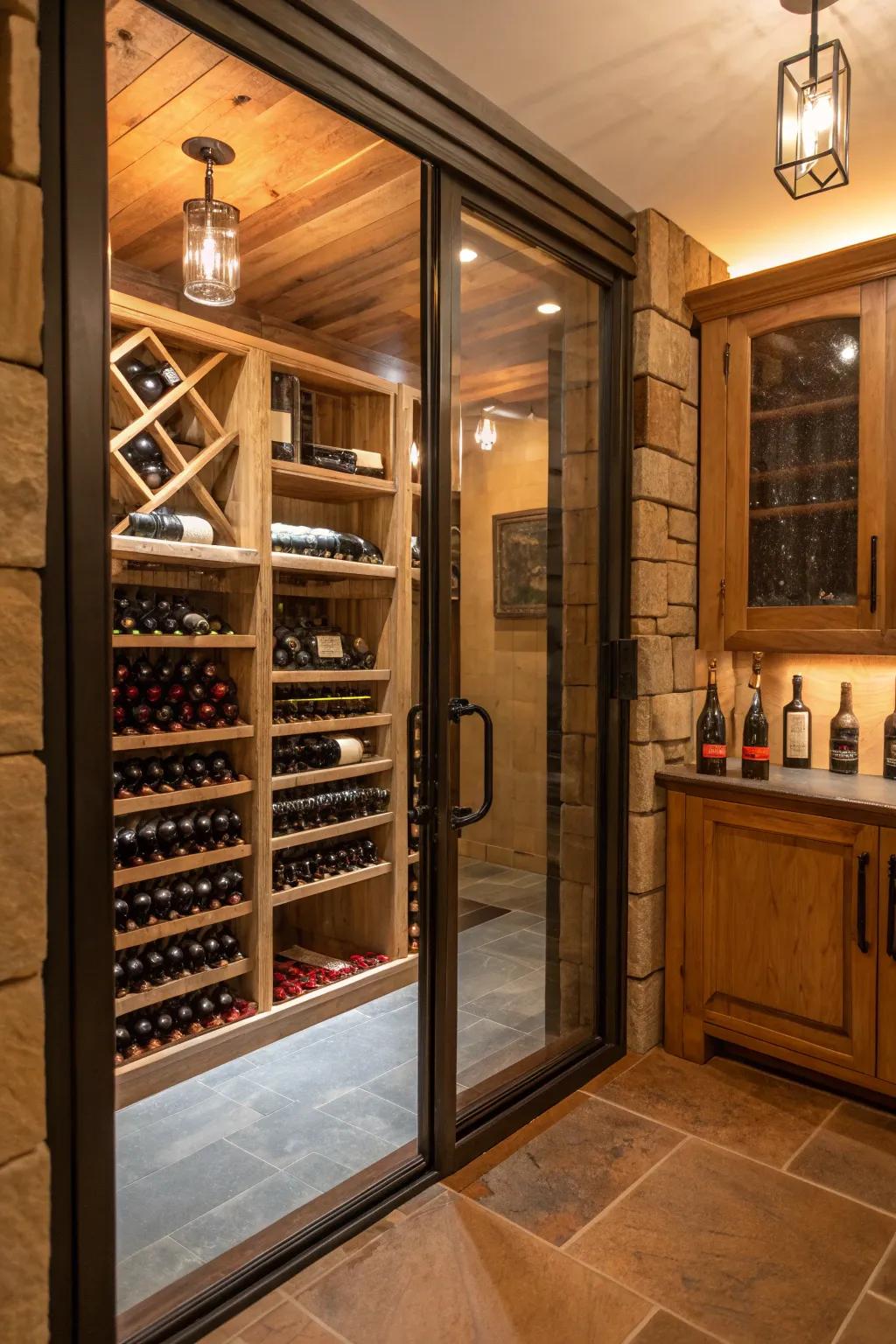 Clear entrances introduce sophistication and an expansive sensation.