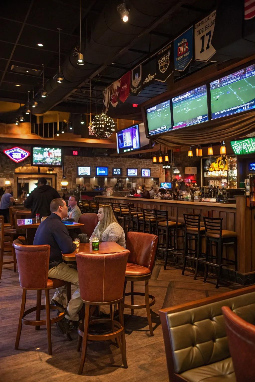 Comfy seating transforms your sports lounge into a welcoming area for all.