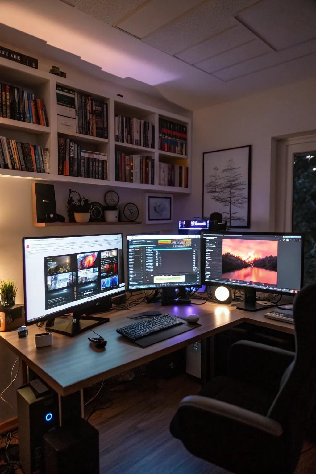 Broaden your creative view with a multi-screen arrangement.