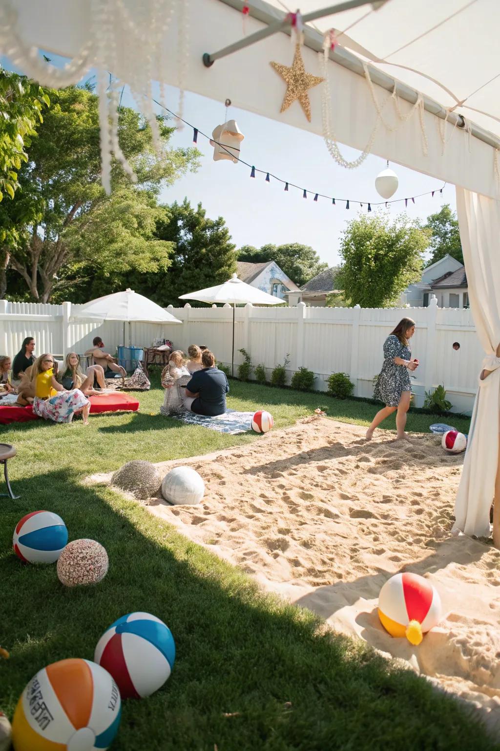 Away from the beach? Recreate a sandy escape right at home.