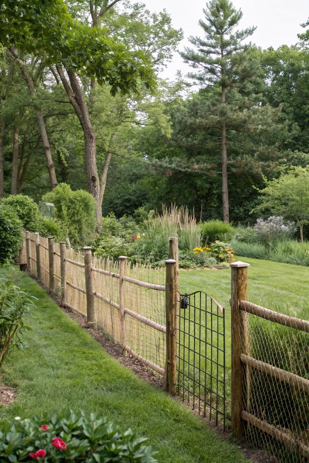 Anchor-free fencing offers an easy method to add privacy without making lasting alterations.