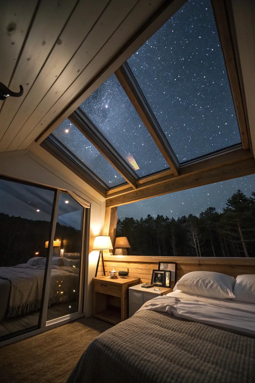 Invite the outside in with a thoughtfully situated roof window.