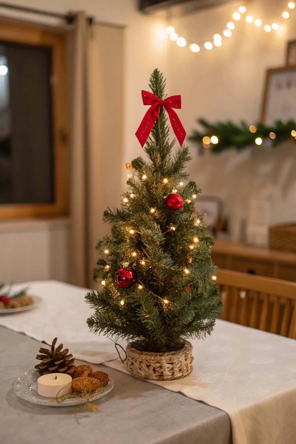 A charming small fir that&rsquo;s decorative and safe.