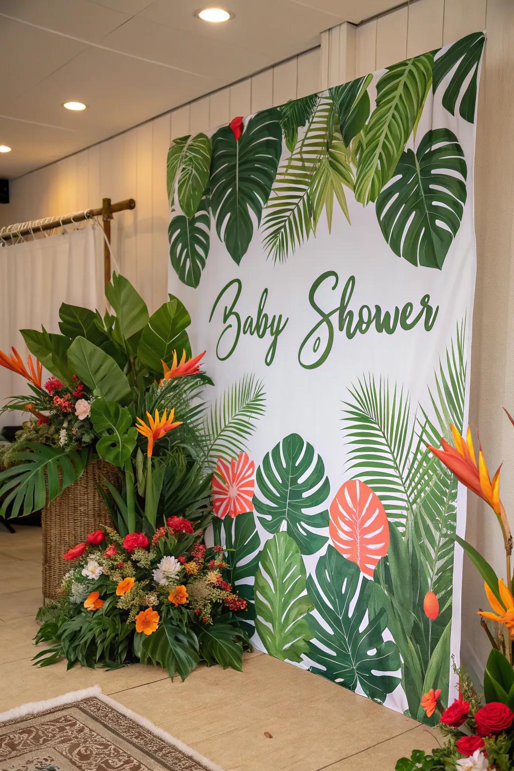 A lavish foliage backdrop ideal for capturing photos.