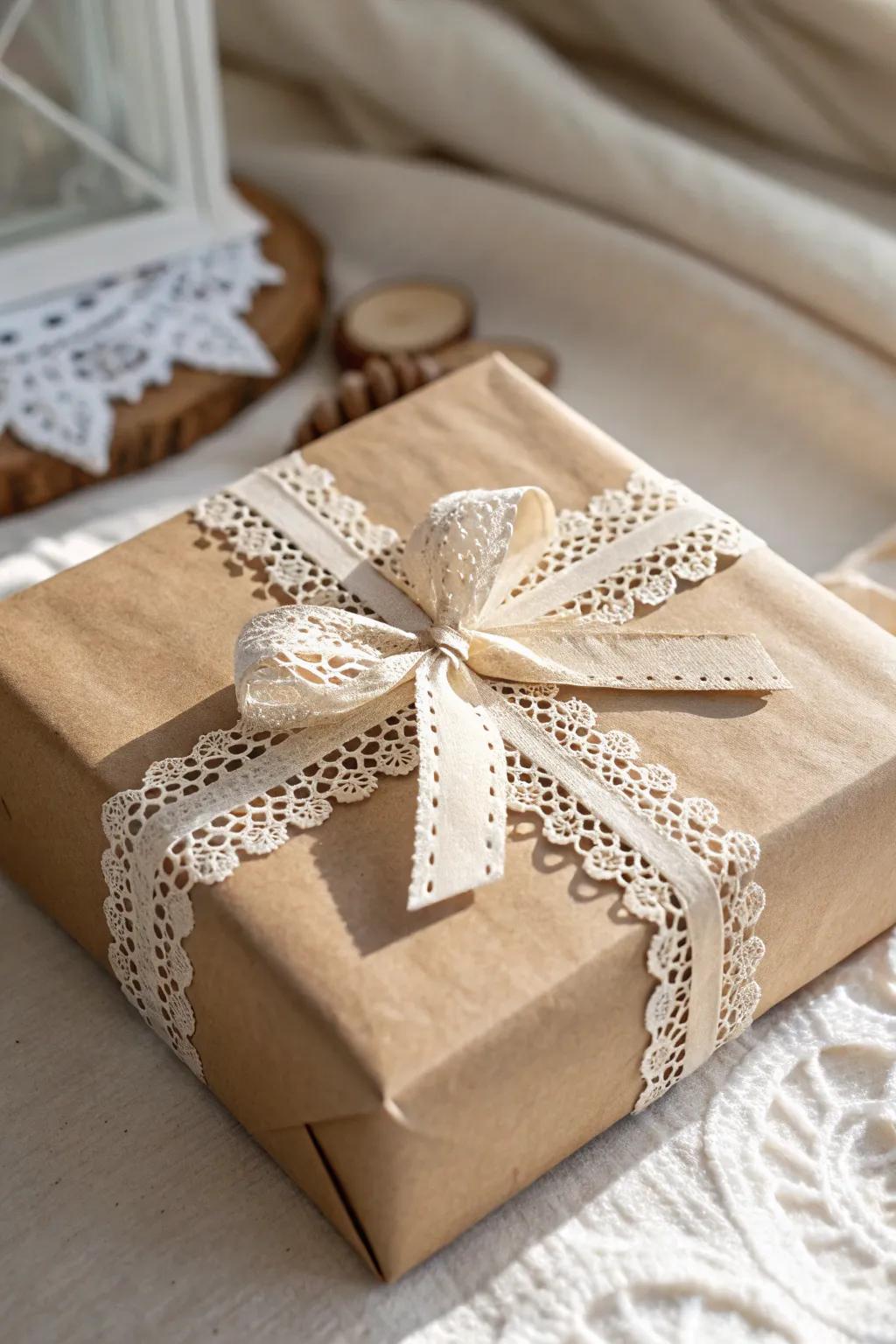 Improve your presents with the classic style of classic trim and paper decorations. 🎁✨ #GiftWrapping #ScandiBoho