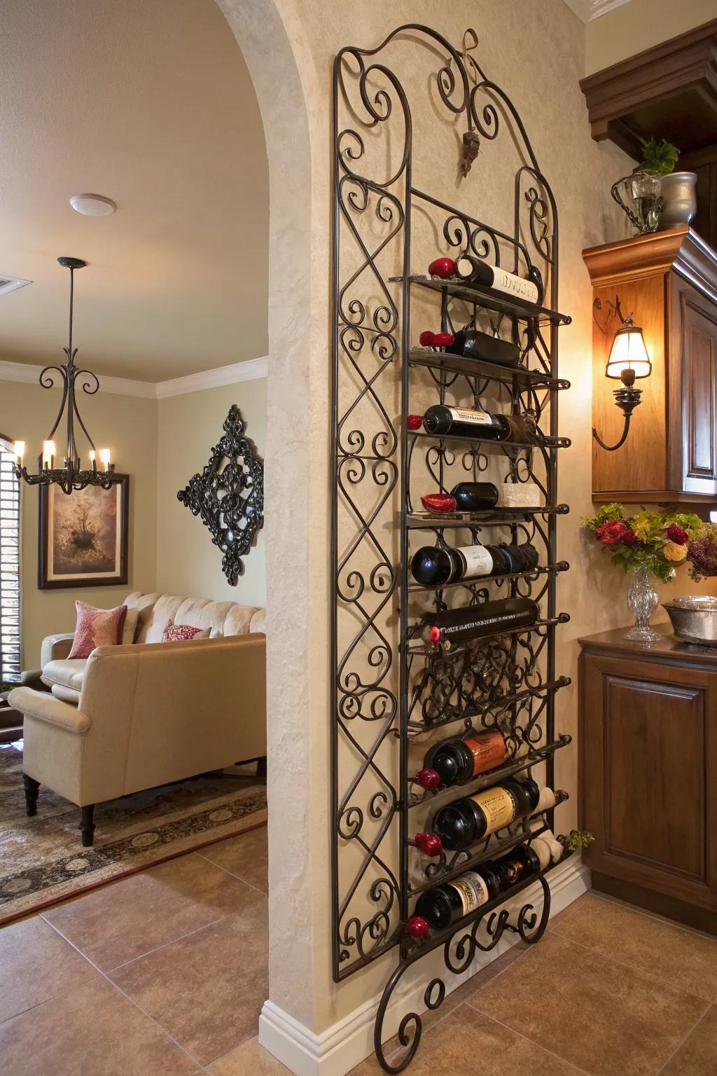 Embellished organizers convert wine preservation into artistic displays.