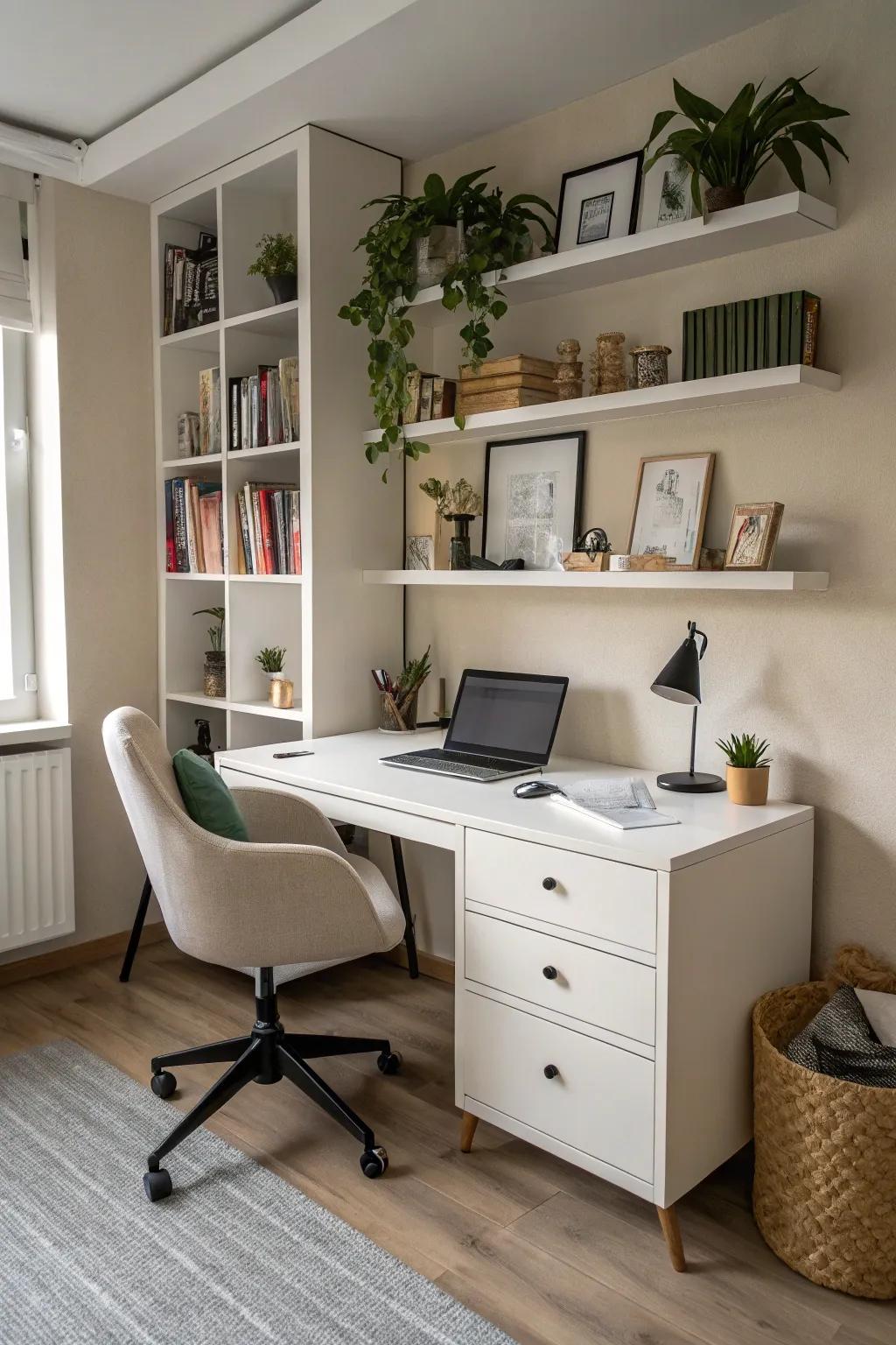 Enhance your focus with a home office.