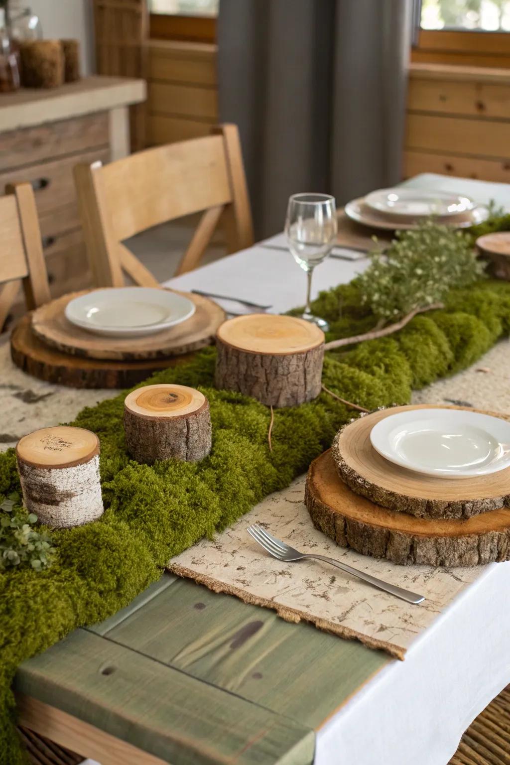 Transport the forest to your dining area.