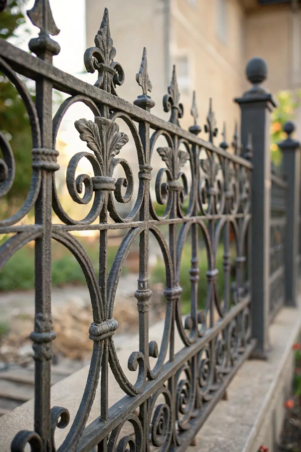 Ornamental stylings give your fence individuality and artistic appeal.