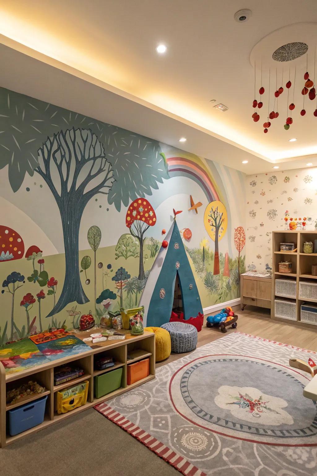 Magical wonderlands spark happiness and creativity with creative designs.