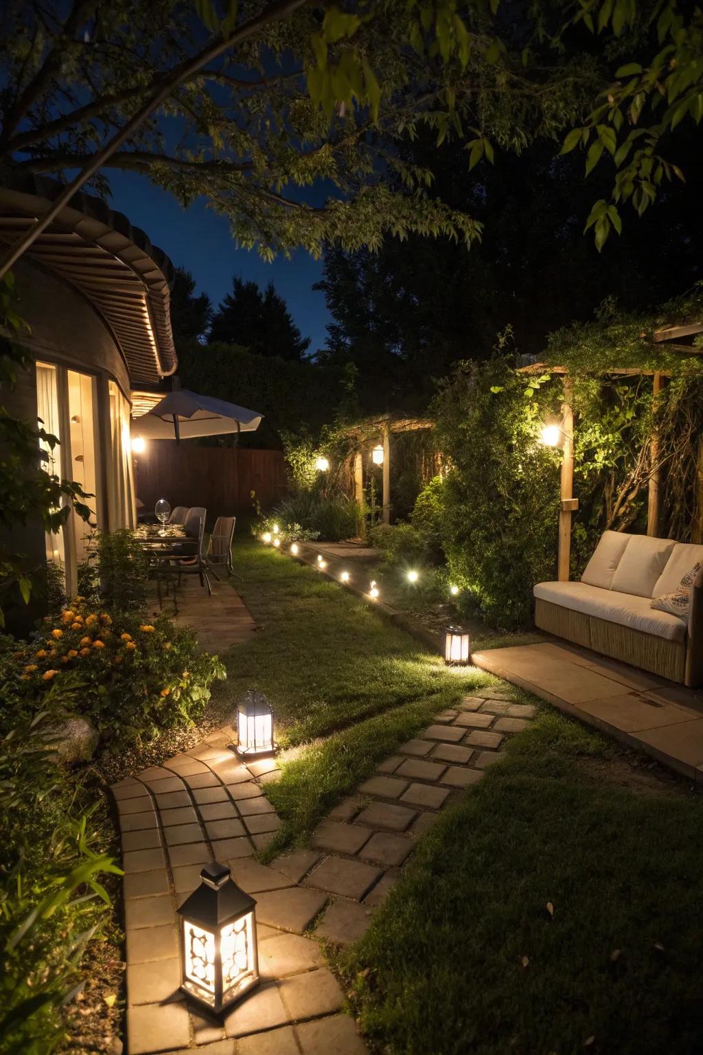 Solar illumination extends an eco-friendly means to brighten your patio.