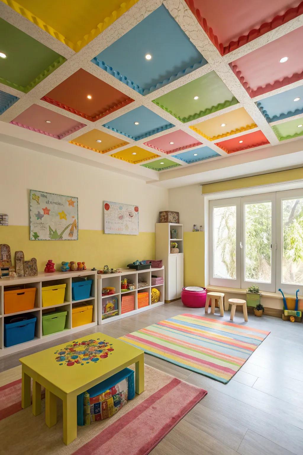 Colorful features that evoke cheer.