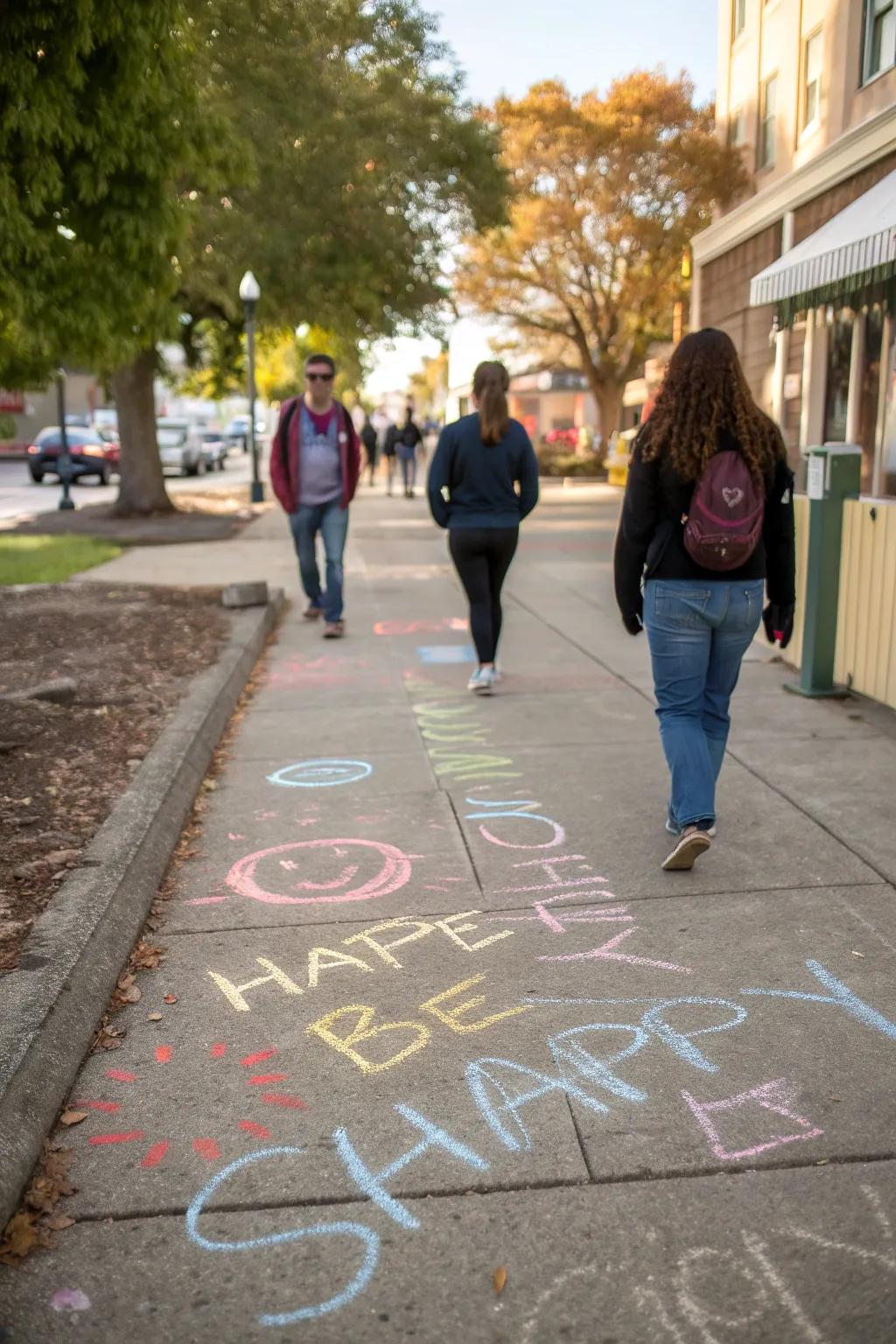 Uplifting dust stick expressions spreading joy and kindness.