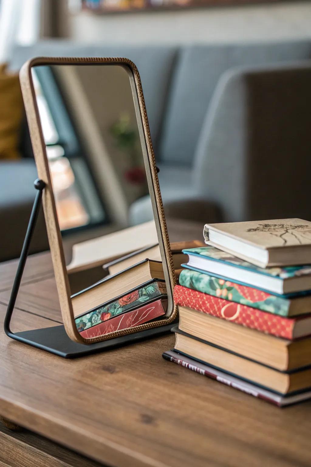 Mirrors enhance light and space, appending depth to your décor.