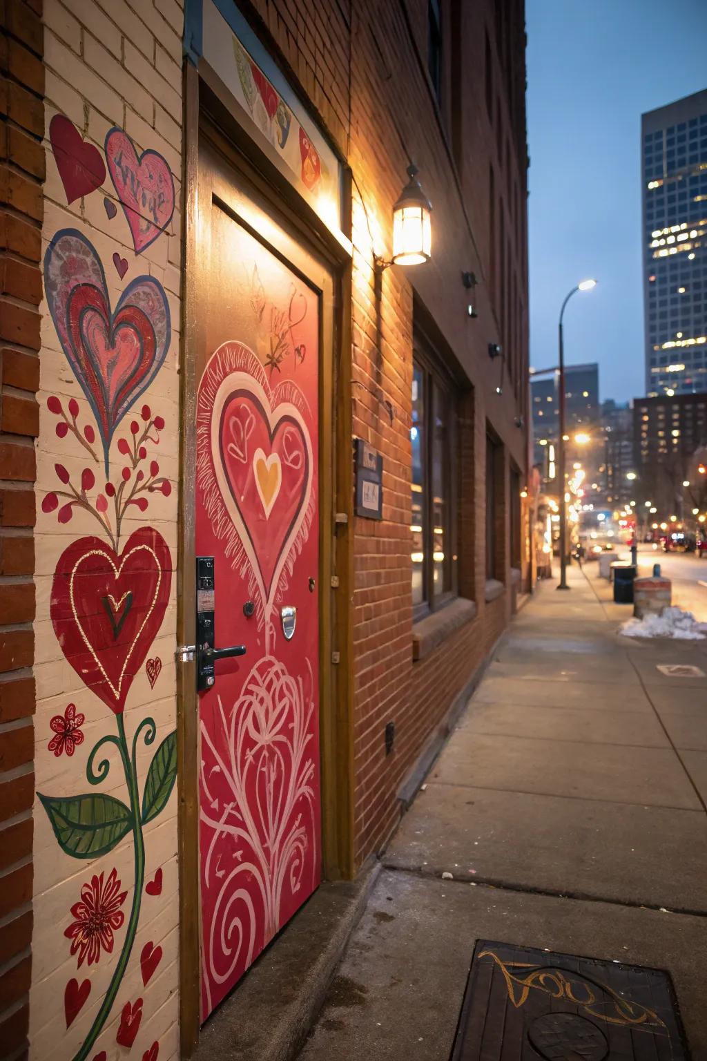 Convey your ingenuity with a Valentine's Day composition.