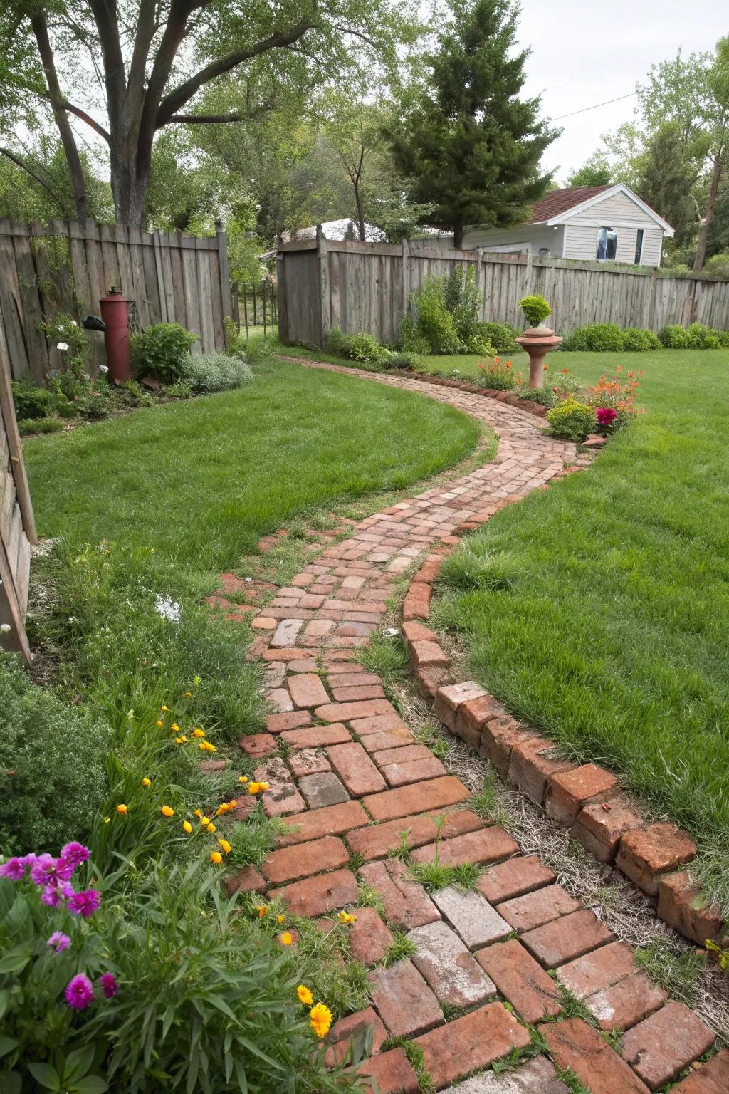 Reused materials add character and sustainability.