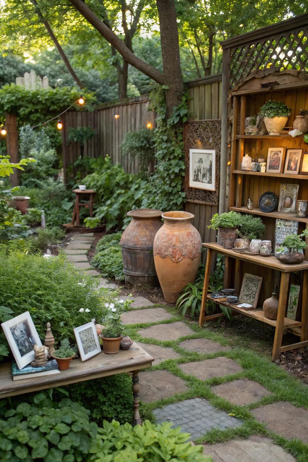 Personal touches make a garden yours.