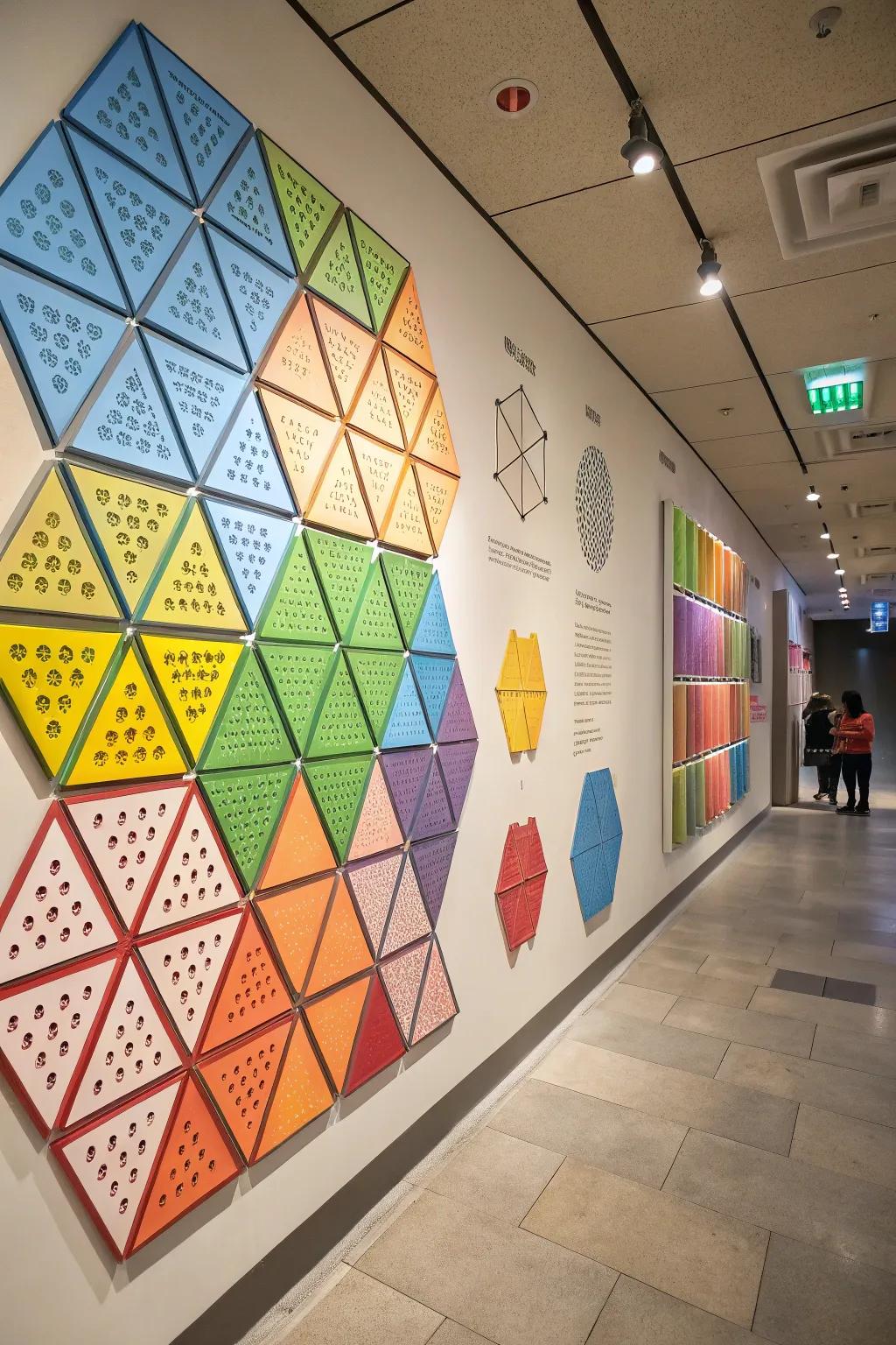 Interactive panels deliver endless possibilities for geometric creativity.