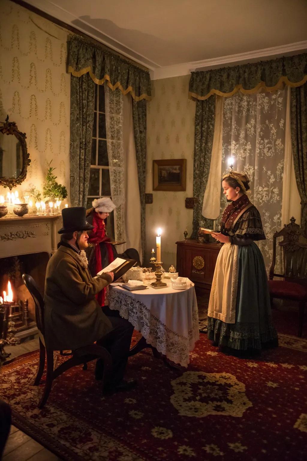Transport your visitors into a Narrative Christmas for a classic celebration.