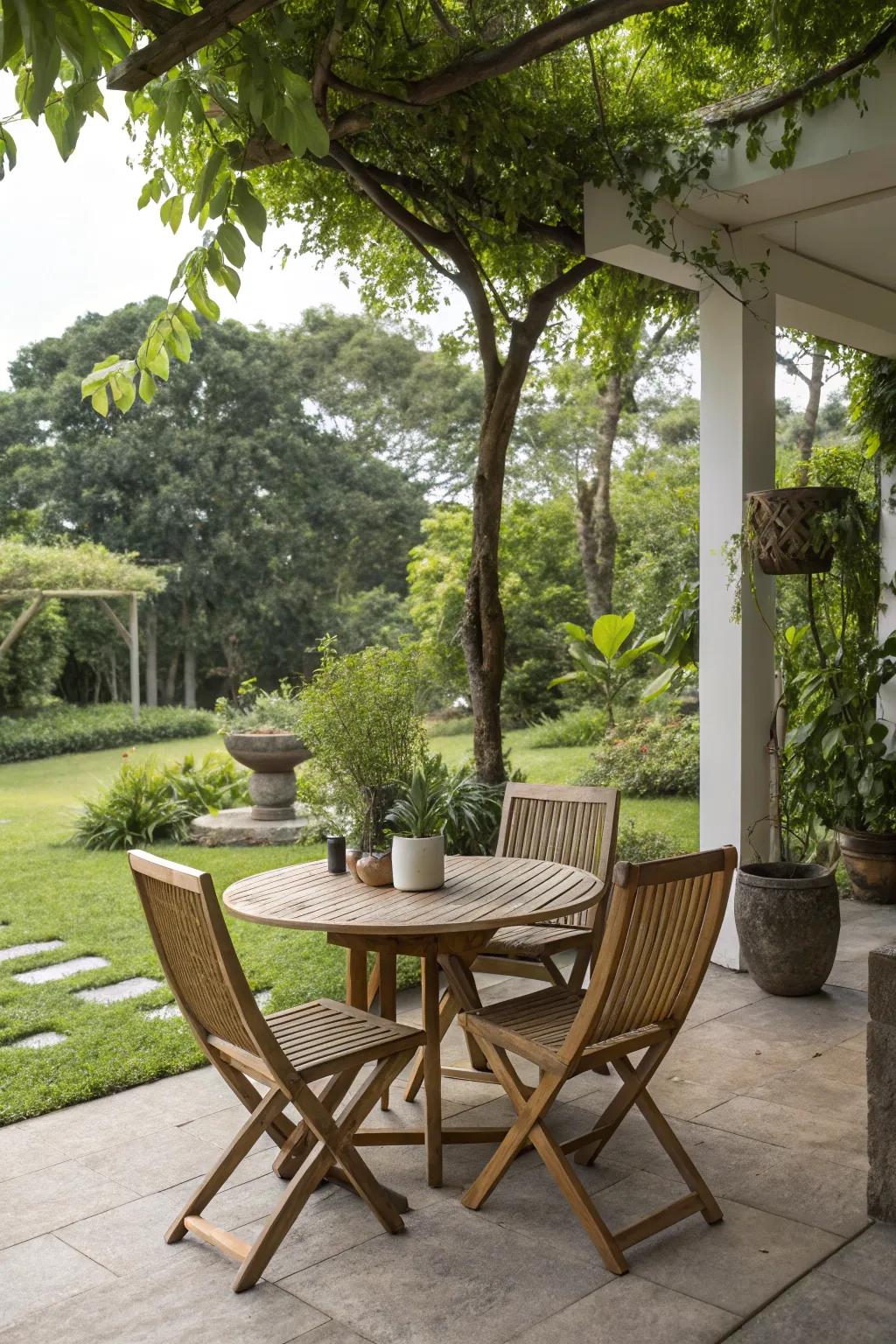 Eco-conscious furniture combines style with sustainability.