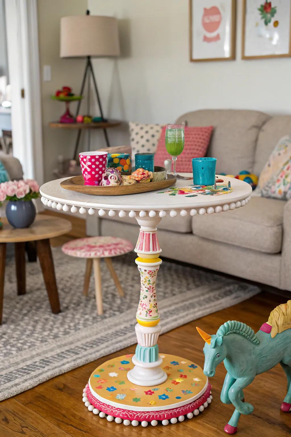 Enjoy the unexpected with fun pub tables.