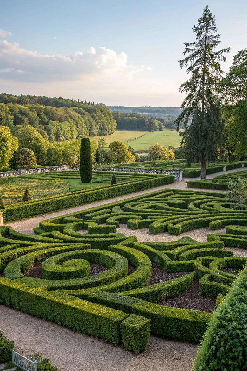 An imaginative patterned maze that captivates with its unique design.