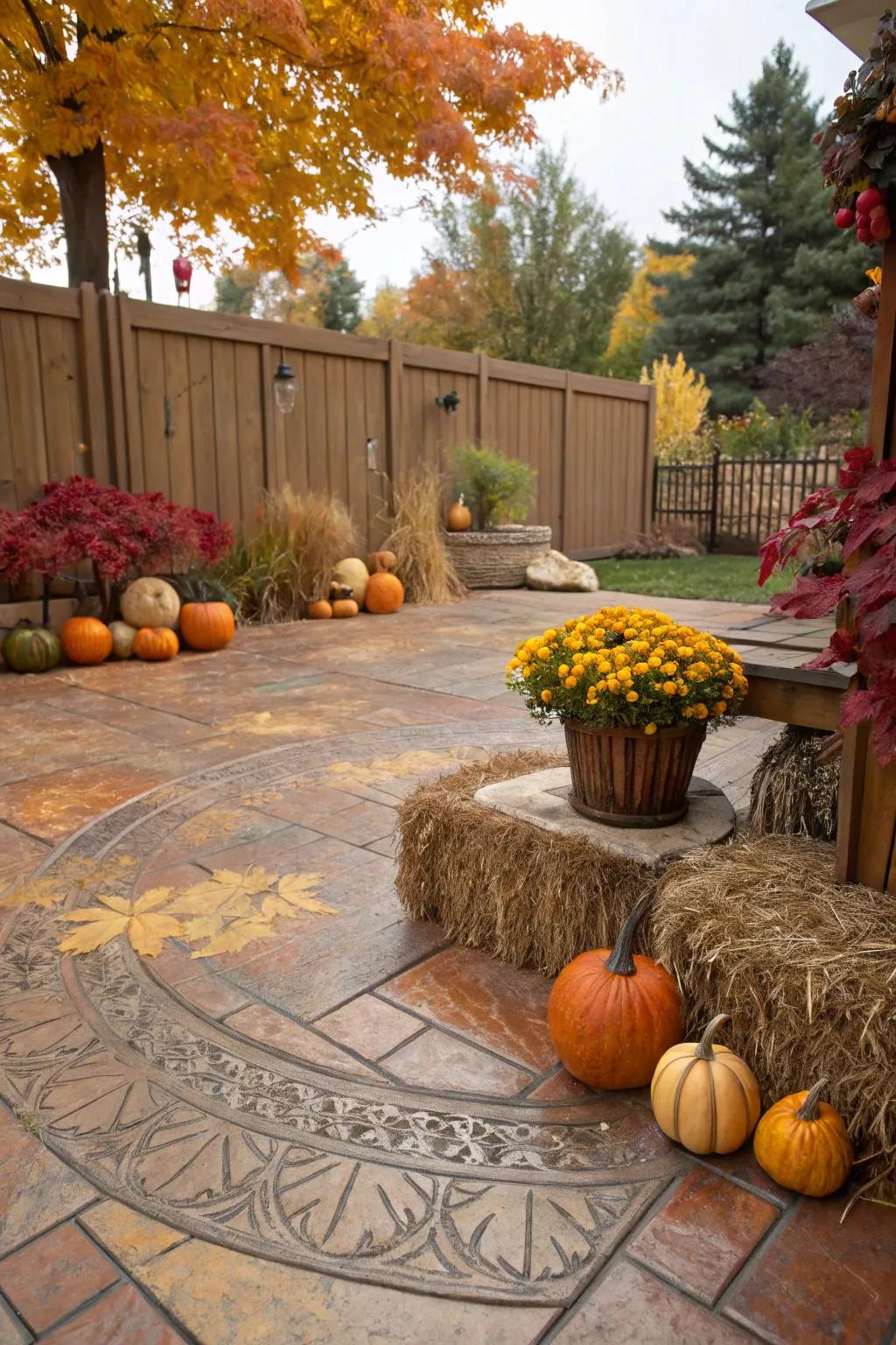 Seasonal hues maintain this deck vibrant and ever-changing.