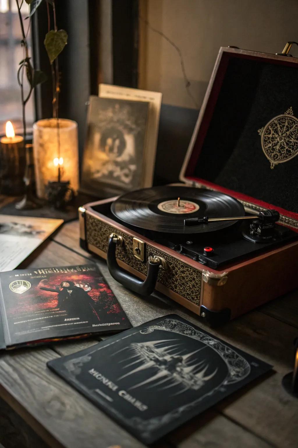 A spectral music selection consummates the enveloping vampire encounter.