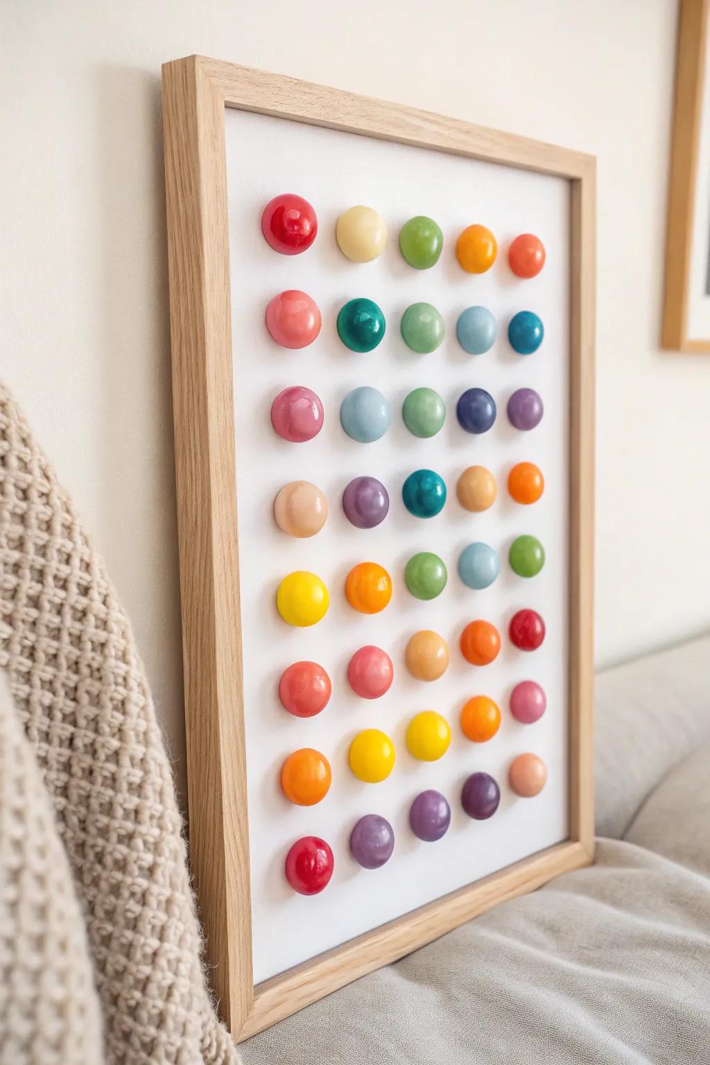 Celebrate the milestone of 100 days with a pleasant burst of color and simplicity! 🍬✨