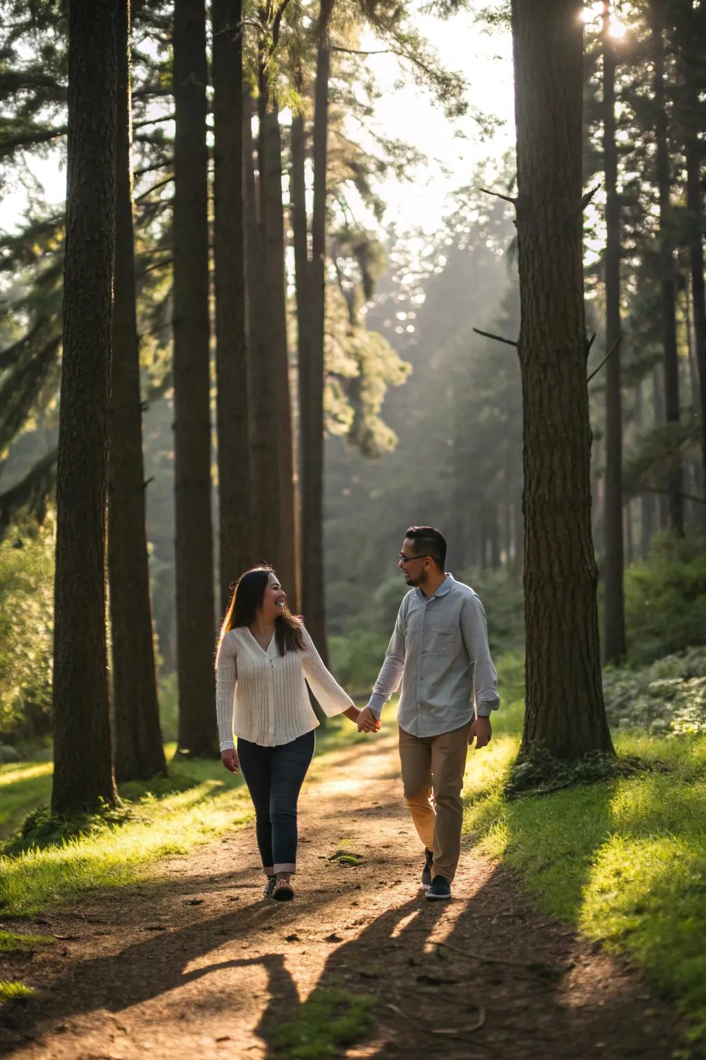 Surrounded by the splendor of nature.