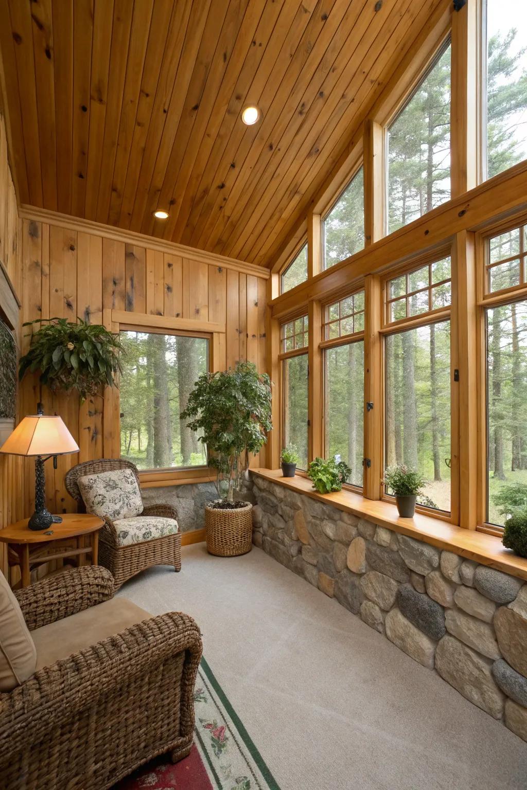 Earthy textures add warmth and character.