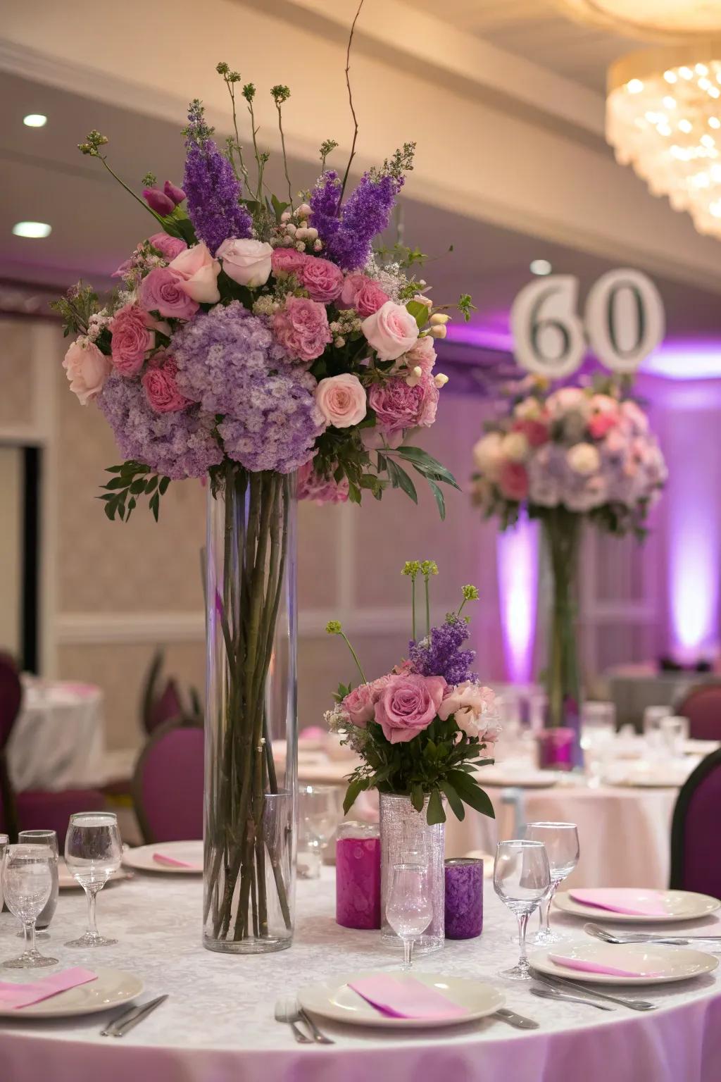 Exquisite flower arrangements for a refined atmosphere.