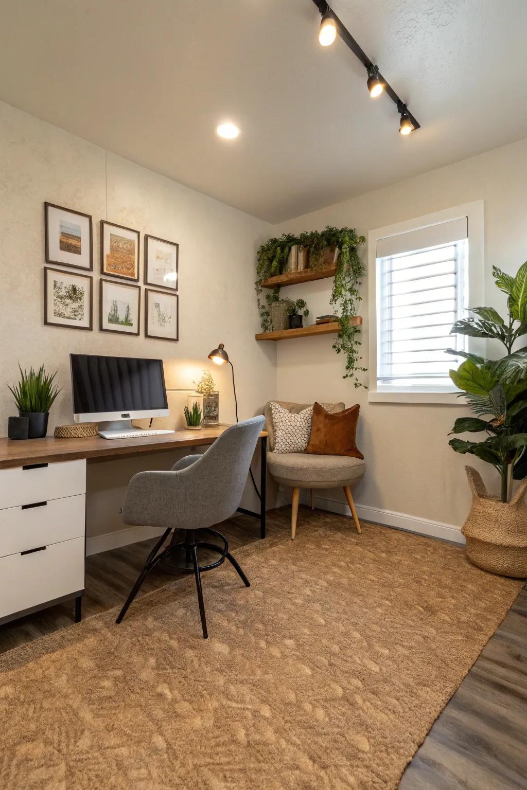 Stylish, sustainable, and comfortable floating cork floors.