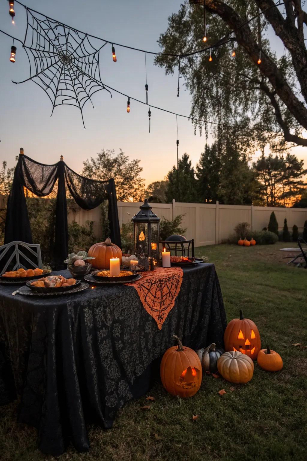Enhance your dining encounter with a spectacularly themed table arrangement.