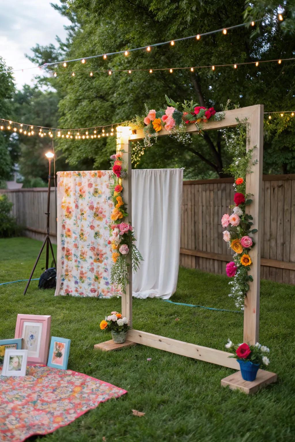 A stylish and fun do-it-yourself snapshot station ideally fitted for capturing moments.