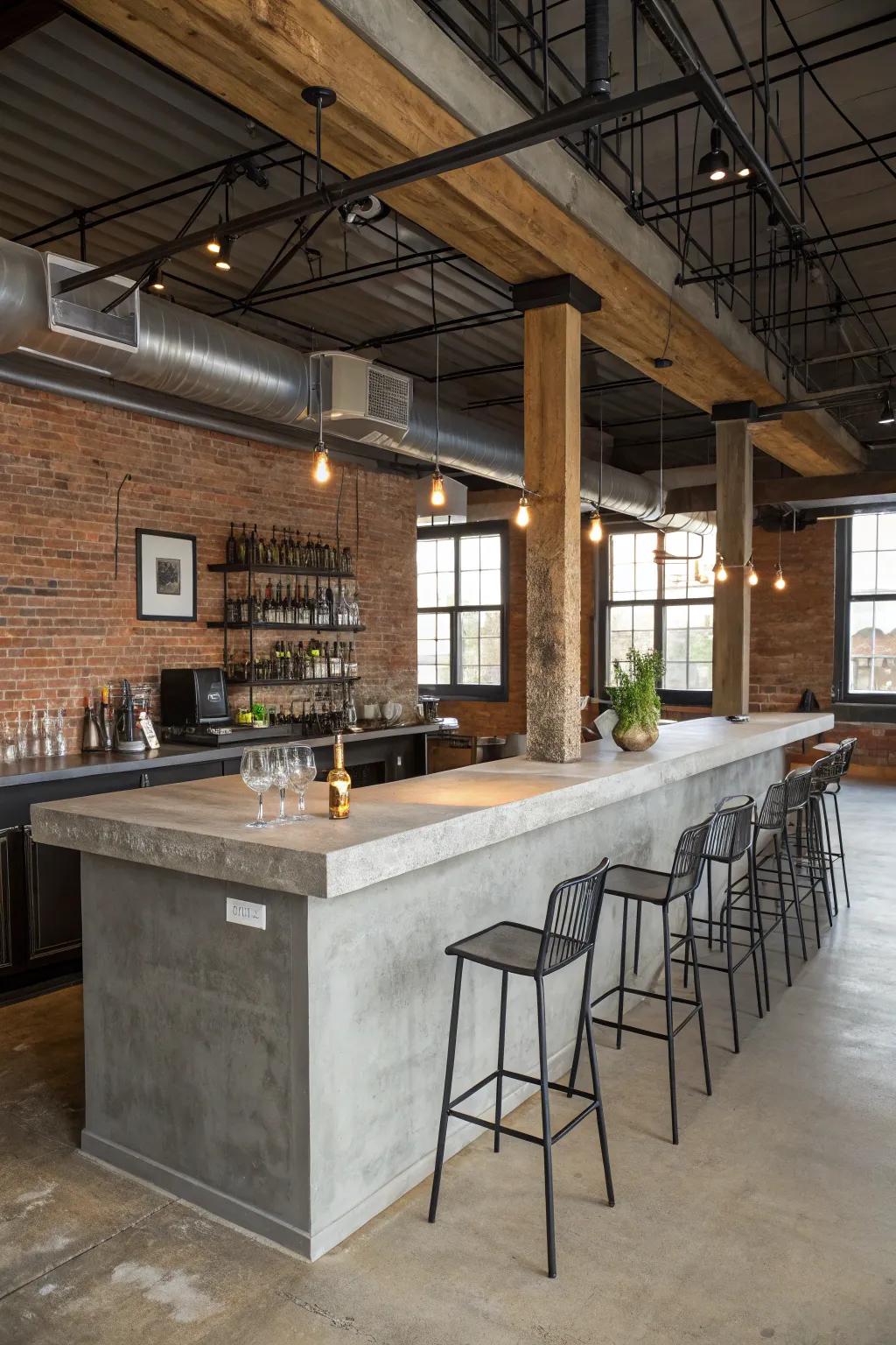 Solid rock delivers a robust, urban sophistication.