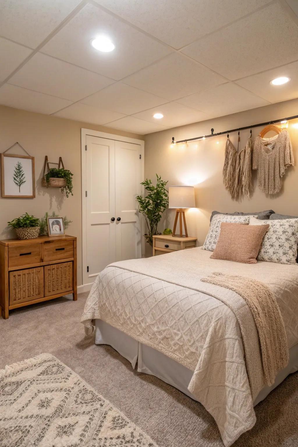 A bright color palette can cause even the most enclosed spaces to seem vast.